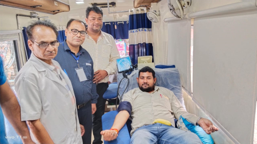 Health and Blood Donation Camp